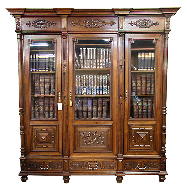Antique bookcases, Desks & Display Cabinets.